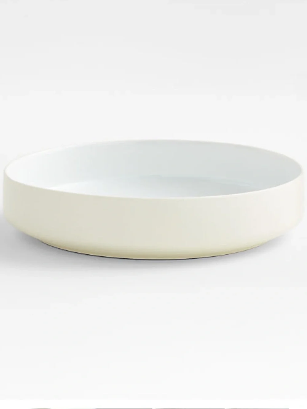 New! Crate&Barrel Cream Porcelain Pasta Bowl, Set of 4